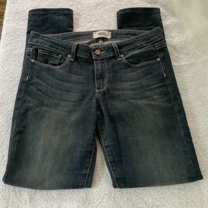 Paige Peg Skinny medium  wash Jeans size 28R